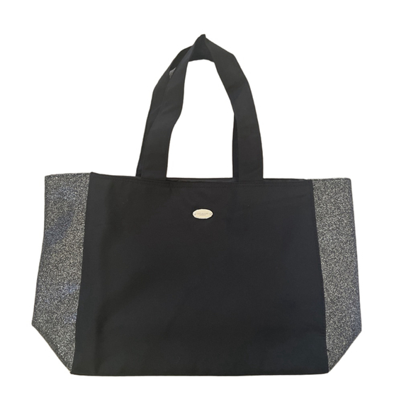 Coach Black Silver Tote Bag - Picture 1 of 5